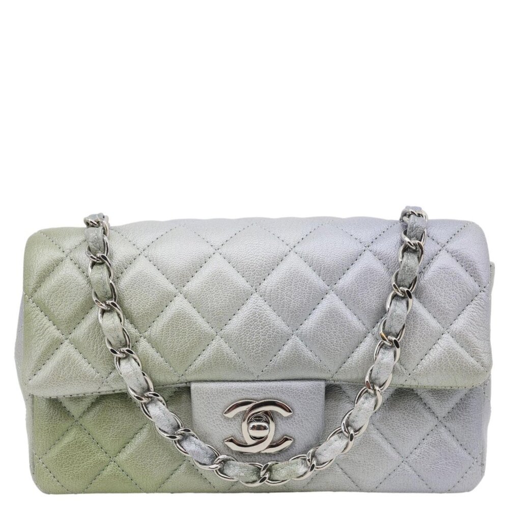 Chanel Classic Rectangular Flap Mini Quilted Irid… - image 1